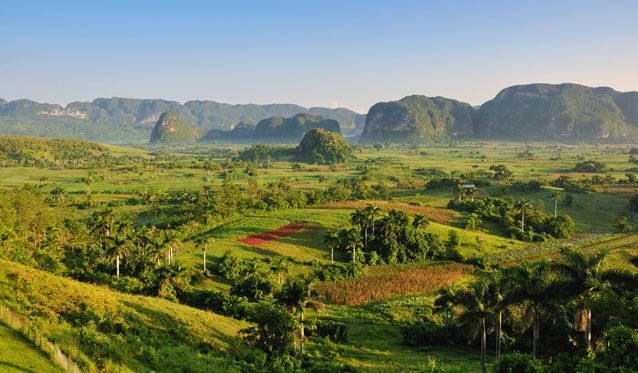 paysage ile de cuba, ile bio