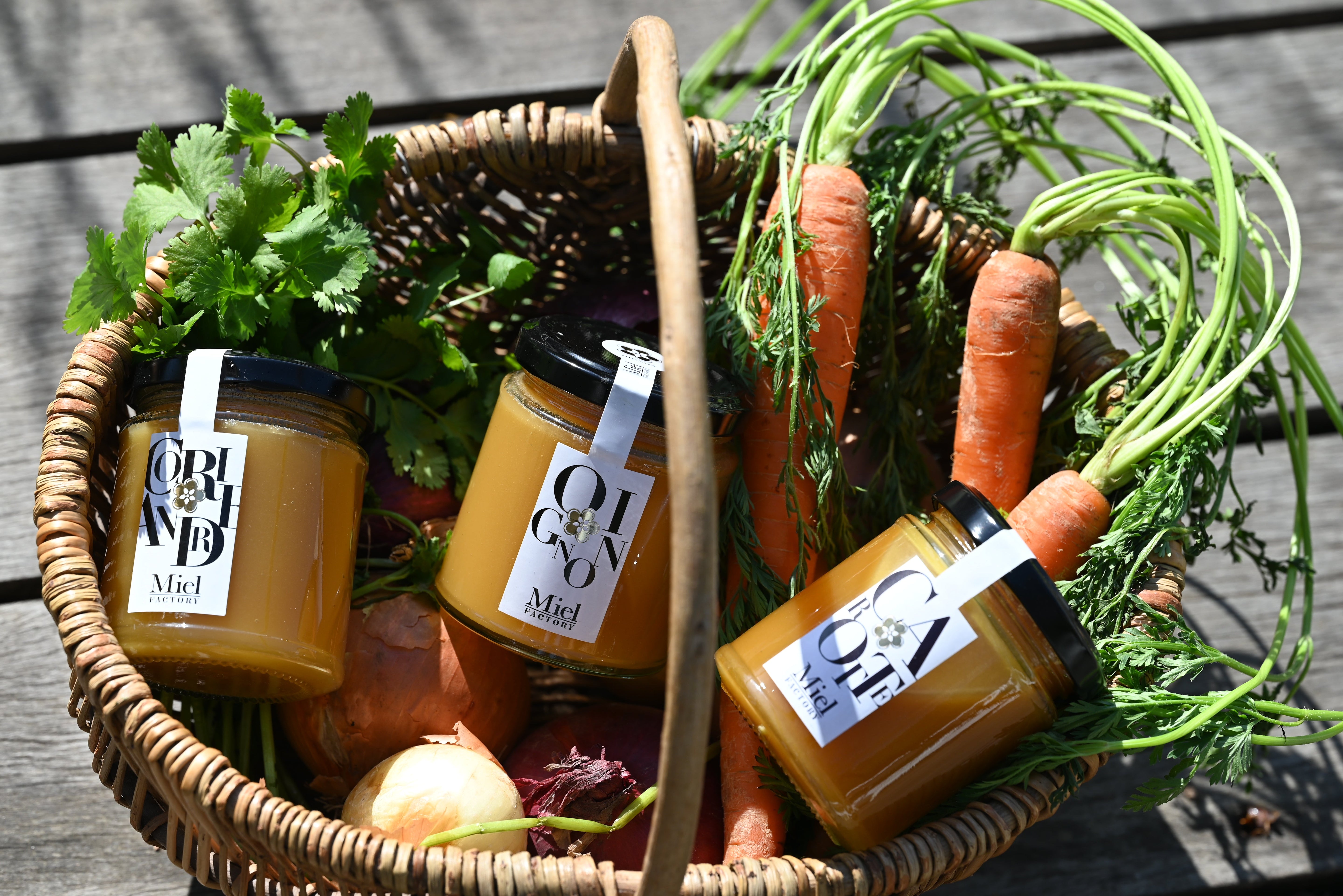 coffret miels du potager