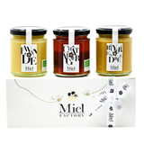 Coffret Cadeau "Miels Terroirs de France" (3x250g)