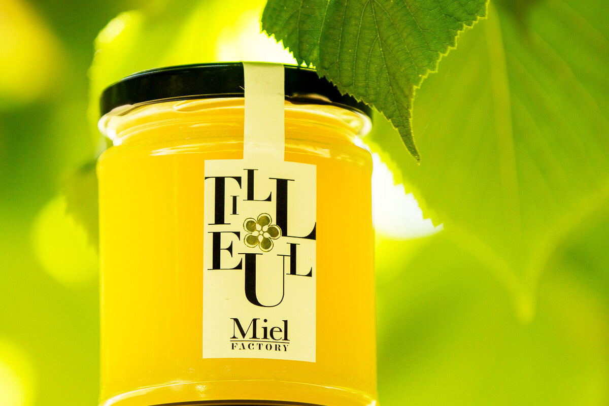 pot de miel de tilleul