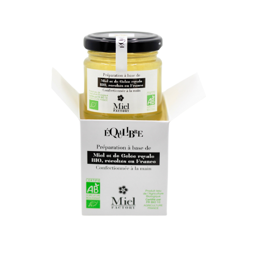 Préparation tonifiante à base de Miel et Gelée Royale Bio français ... Préparation tonifiante à base de Miel et Gelée Royale Bio français ...