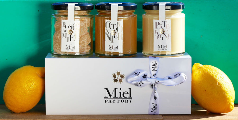 Coffret Cadeau miel et citron, artisanal – Miel Factory