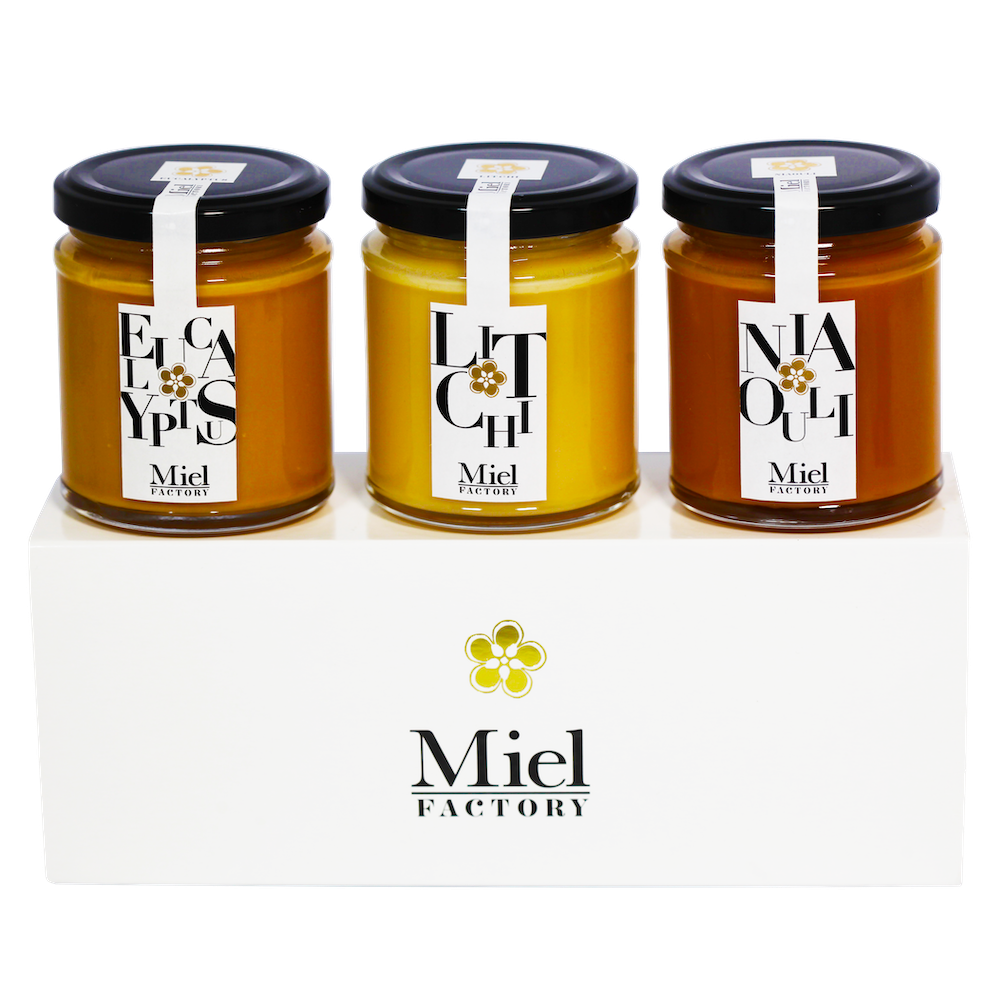 Coffret cadeau Miels de Madagascar (3x250g)