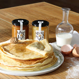 Miel de mandarinier à tartiner sur des crêpes